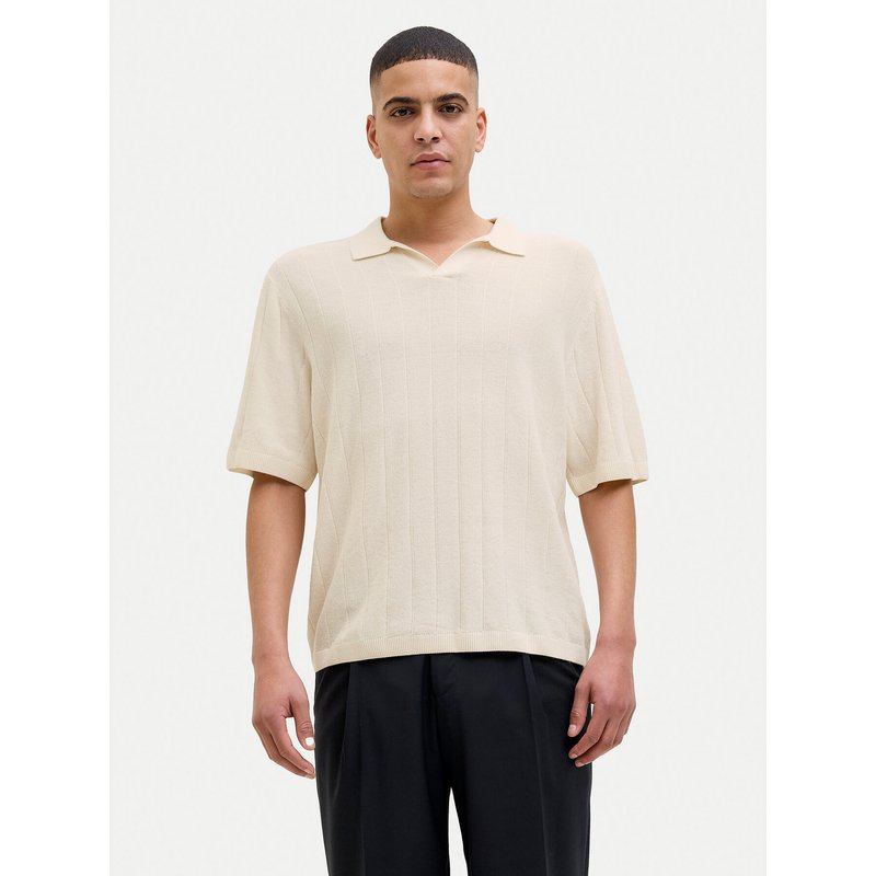 Jack & Jones Poloshirt Varenna 12272578 Beige Relaxed Fit