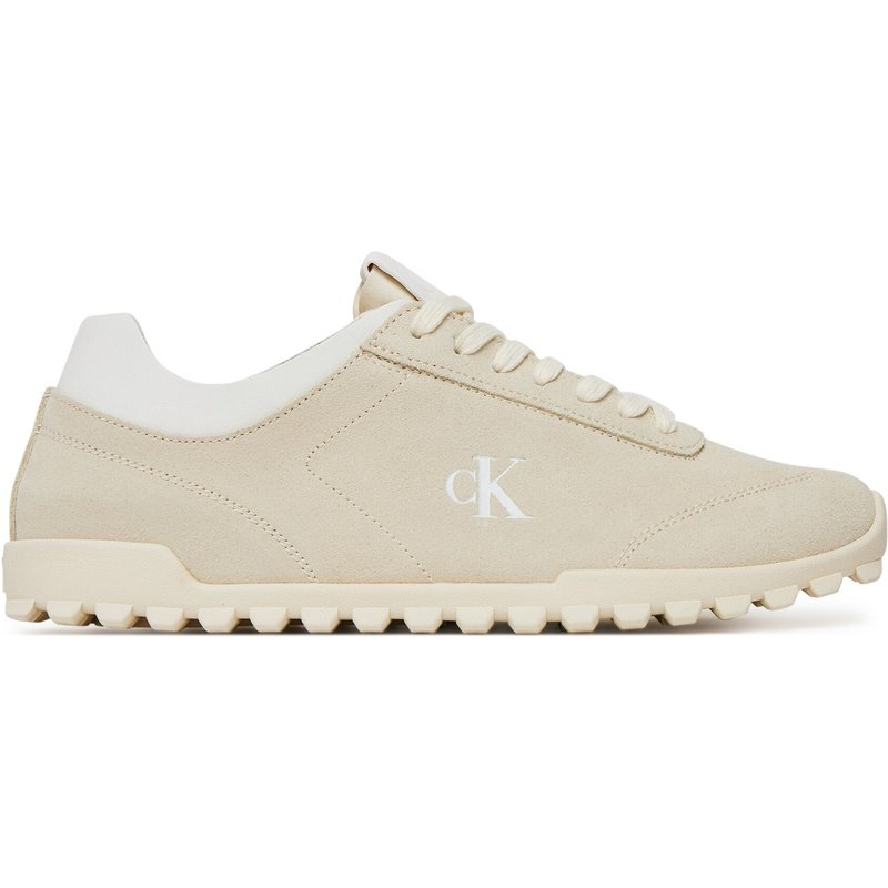 Sneakers Calvin Klein Jeans Low Profile Runner Mg Sue YW0YW01898 Beige