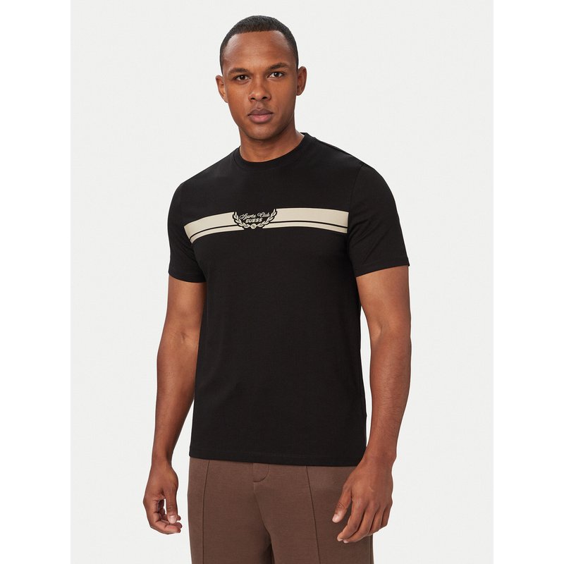 Guess T-Shirt Z6YI25 K5089 Schwarz Regular Fit