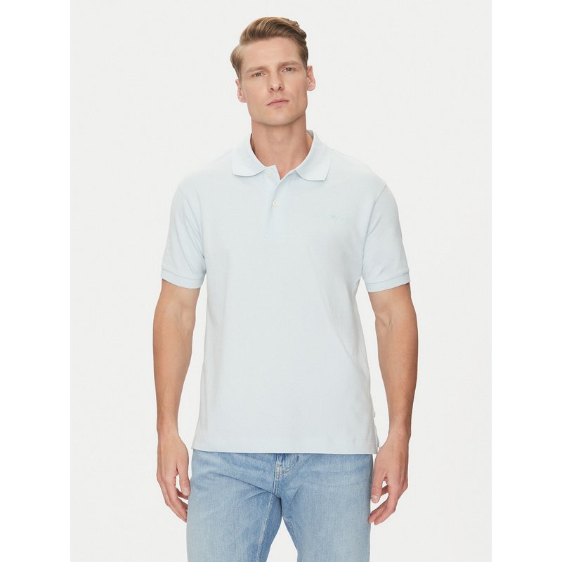 Guess Jeans Poloshirt M4BP29 KCJV1 Himmelblau Regular Fit