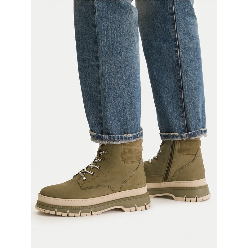Schnürschuhe Tamaris 1-25200-45 Khakifarben