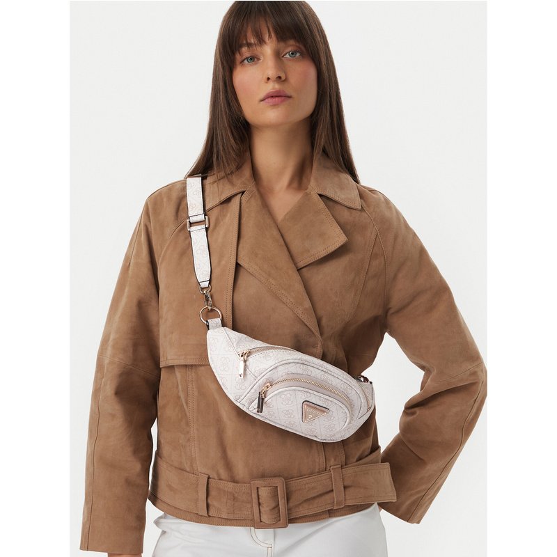 Gürteltasche Guess Latona Travel TWHB92 11080 Creme