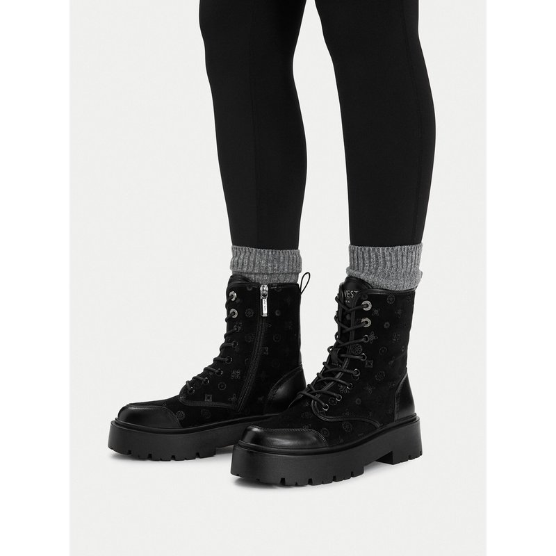 Schnürschuhe Nine West EO-HY2T695-5 Schwarz