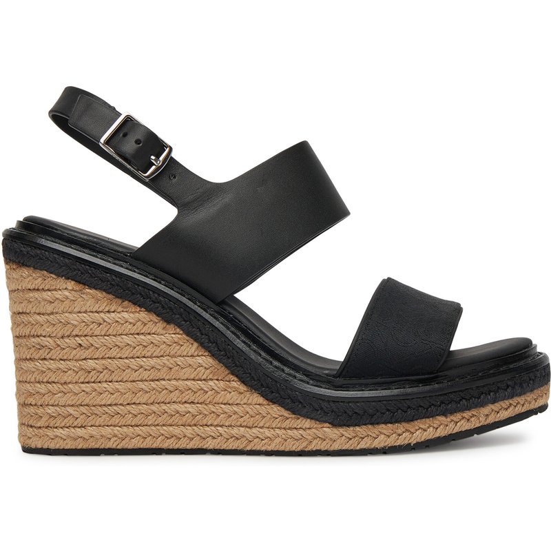 Espadrilles Calvin Klein Wedge Sandal 70 - Jacq HW0HW02386 Schwarz
