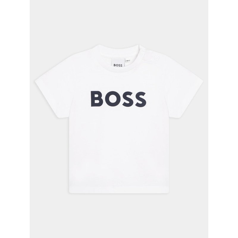 Boss T-Shirt J05P12 M Weiß Regular Fit