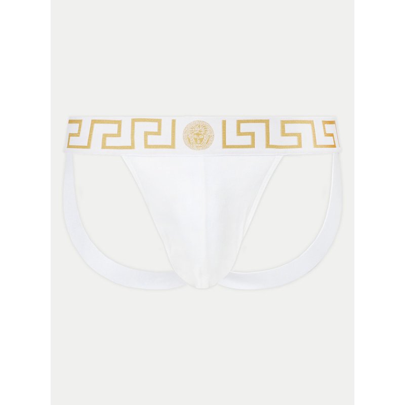 Versace Jockstrap AUU01017 1A10011 Weiß