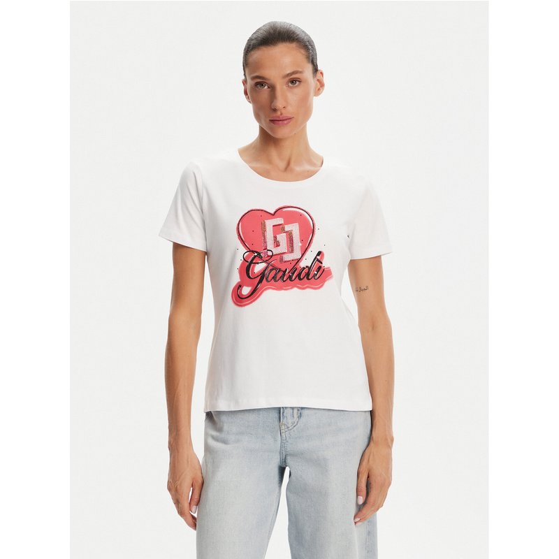 Gaudi T-Shirt 511BD64037 Weiß Regular Fit