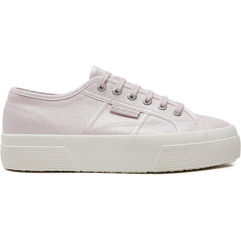 Sneakers aus Stoff Superga Platform Pearl Matte Canv 2740 S21362W Violett