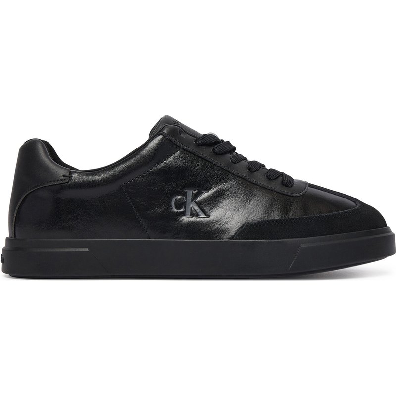 Sneakers Calvin Klein Low Pro Cups Wingt Text Lth Sue HW0HW03226 Schwarz