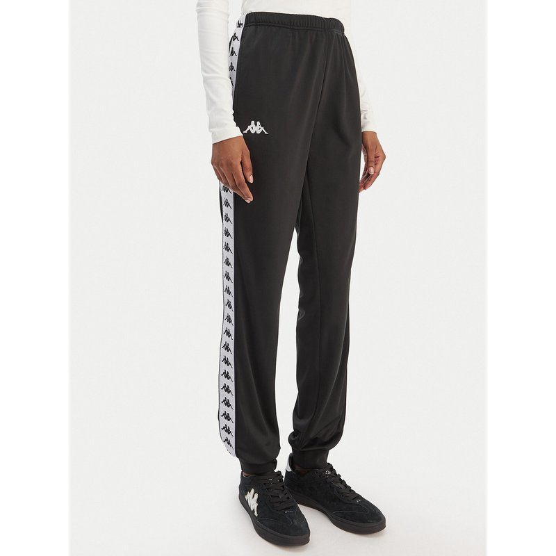 Kappa Jogginghose Banda Wrastoria 303R5K0 Schwarz Slim Fit