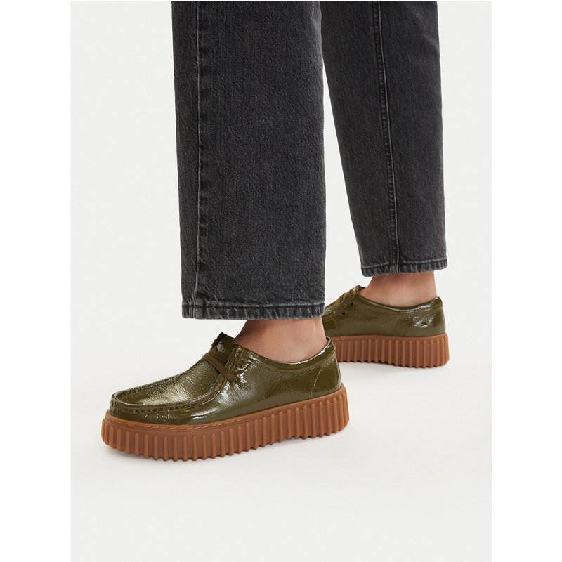 Halbschuhe Clarks Torhill Bee 26186668 Grün