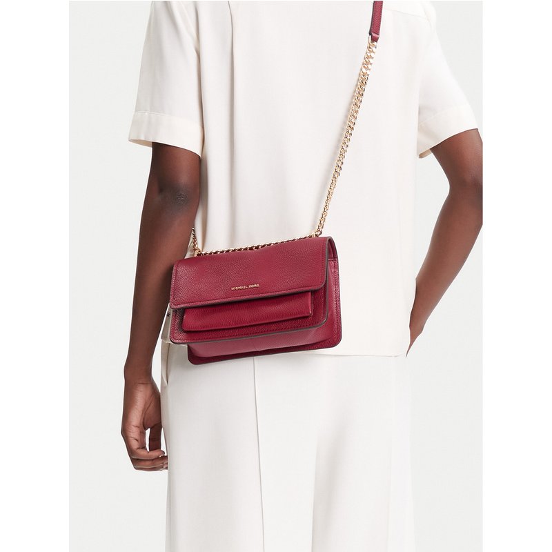 Handtasche MICHAEL Michael Kors Claire 30T4GC7L3T Dunkelrot