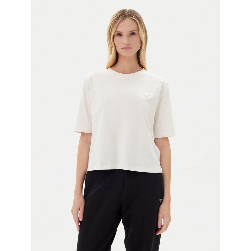 Guess T-Shirt V4BI21 I3Z14 Écru Relaxed Fit