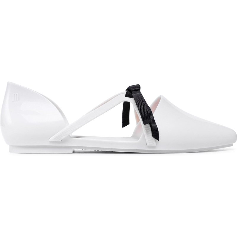 Ballerinas Melissa Pointy Stripe Jason 33435 Weiß