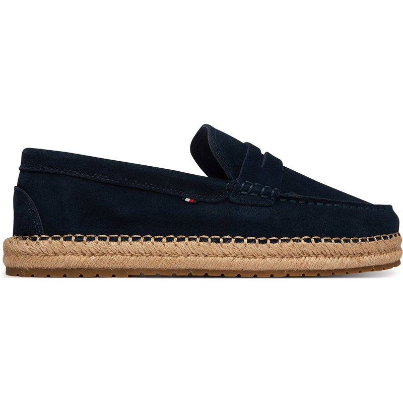 Espadrilles Tommy Hilfiger Flexible Hilfiger Sde Espadrille FM0FM05794 Dunkelblau