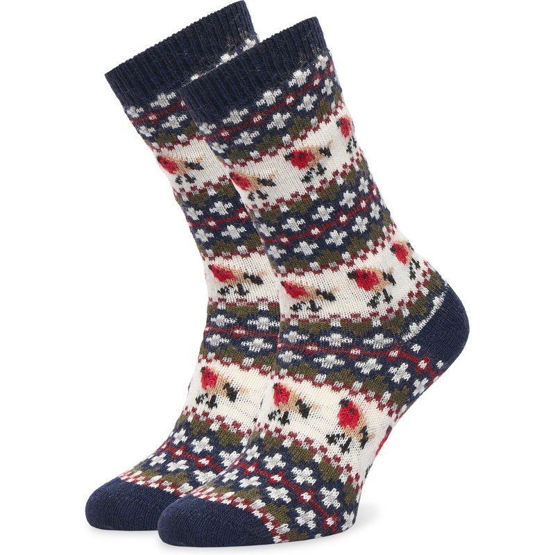 Lange Socken Barbour Robin Fair Isle LSO0077NY55 Dunkelblau
