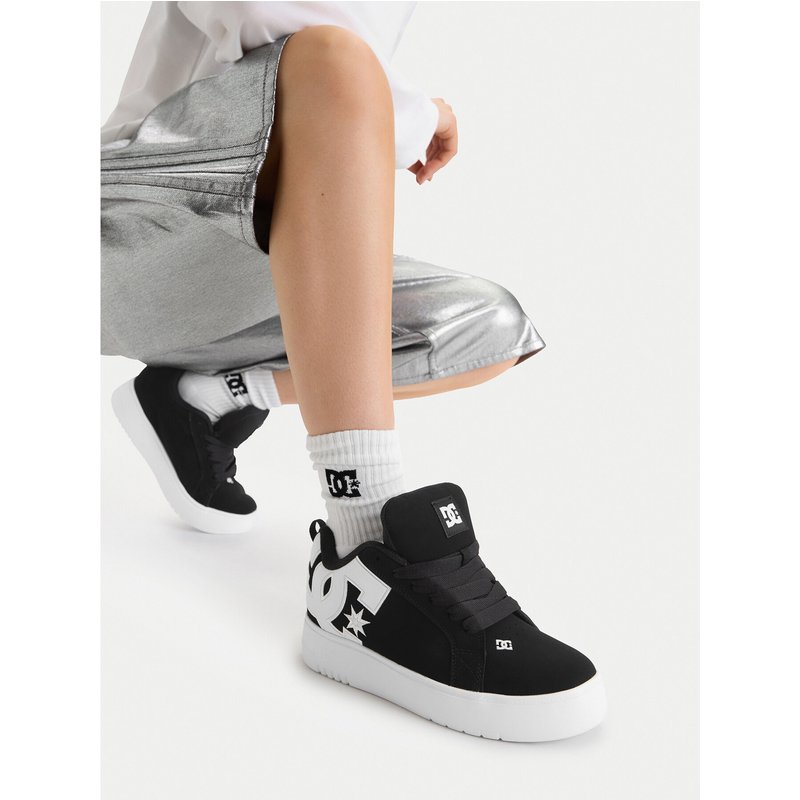 Sneakers DC Shoes EO-COURT GRAFFIK PLATFORM DC02422004 Schwarz