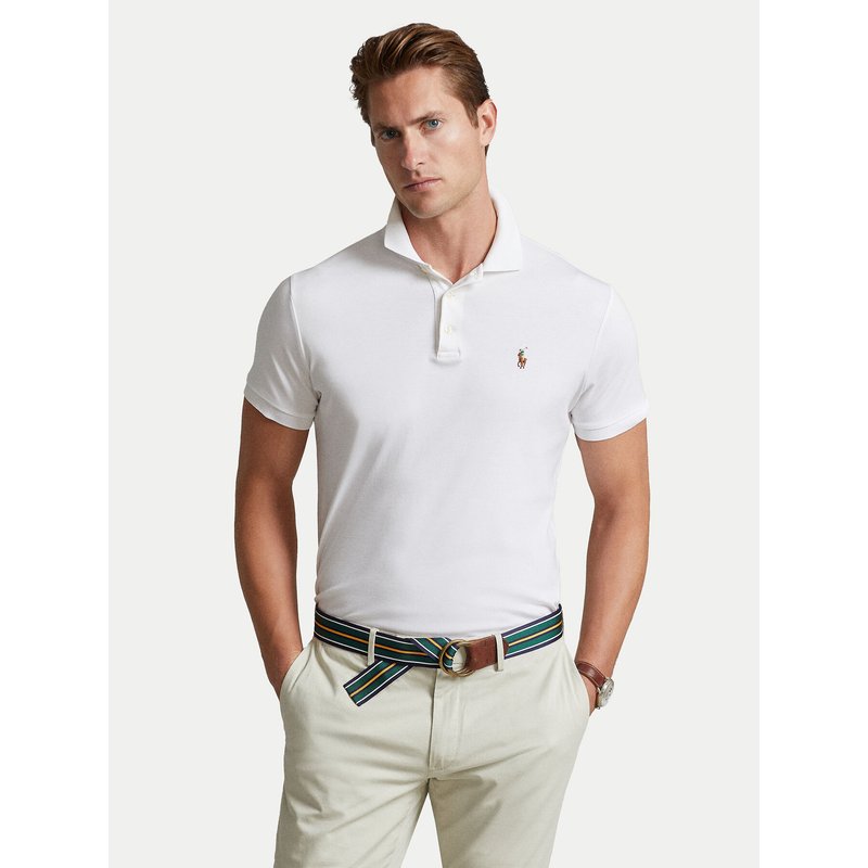 Polo Ralph Lauren Poloshirt 710713130003 Weiß Custom Slim Fit