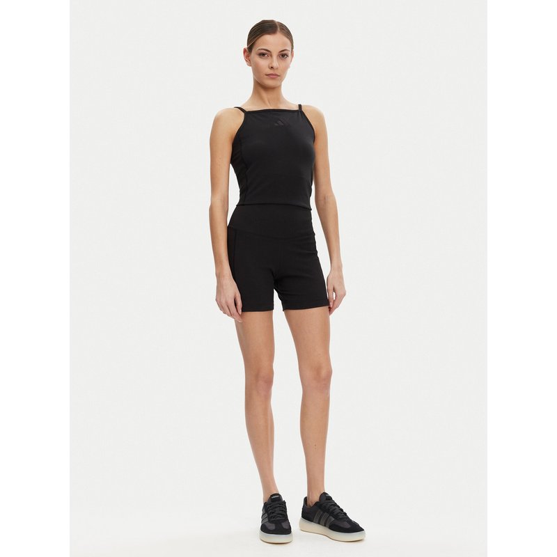 adidas Top ALL SZN Rib JJ1224 Schwarz Slim Fit