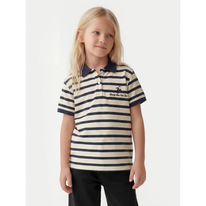 Beverly Hills Polo Club Poloshirt G2283 Dunkelblau Regular Fit