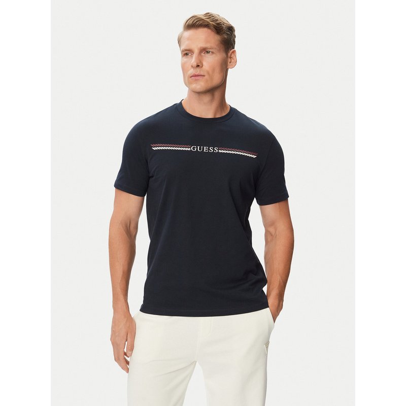 Guess T-Shirt Z6BI05 K6536 Dunkelblau Regular Fit