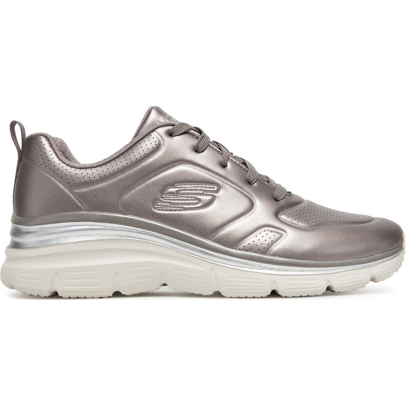 Sneakers Skechers FASHION FIT - GLOW UP 149749 PEW Silberfarben