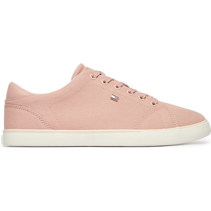 Sneakers aus Stoff Tommy Hilfiger Th Low Profile Vulc Canvas FW0FW09102 Rosa