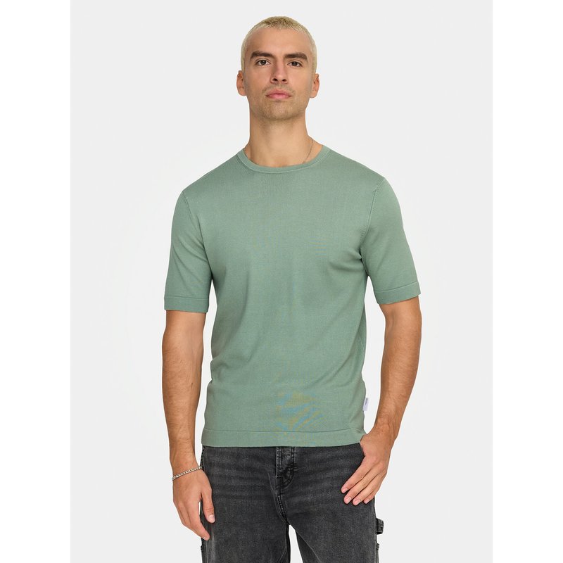 Only & Sons T-Shirt Wyler 22022928 Grün Regular Fit