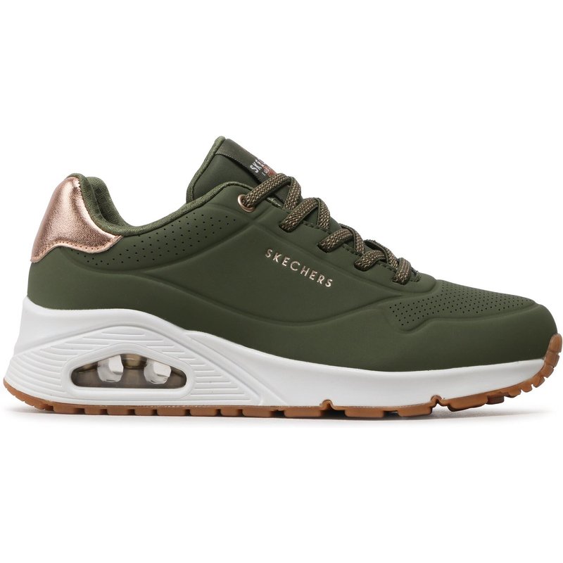 Sneakers Skechers Uno Shimmer Away 155196/OLV Khakifarben