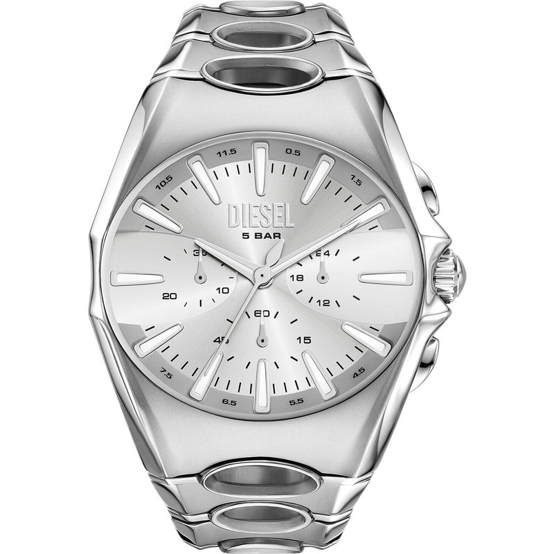 Uhr Diesel D-Curve Chronograph DZ4694 Silberfarben