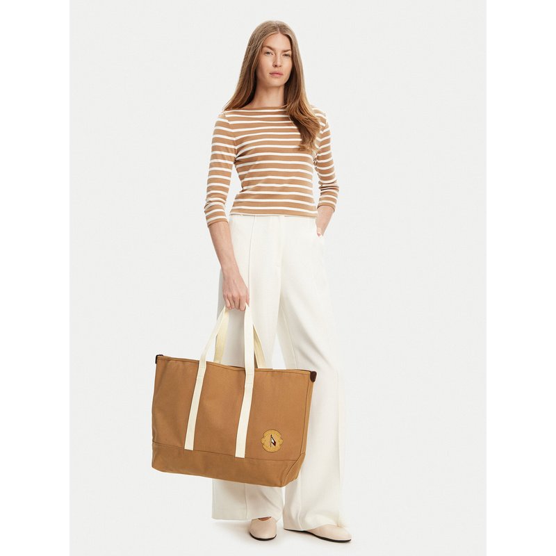 Handtasche Tommy Hilfiger Th Summer Tote AM0AM13557 Braun
