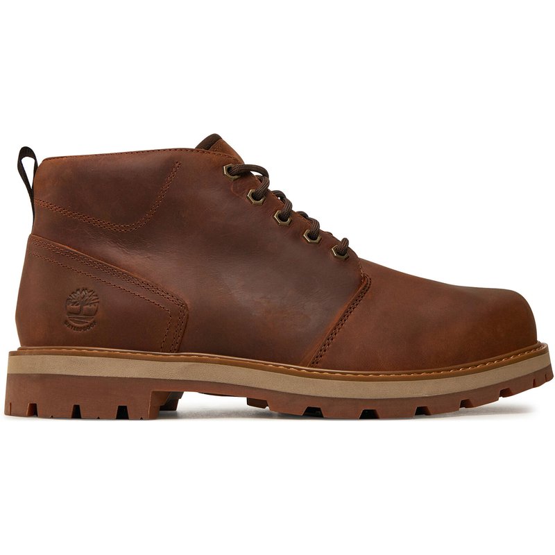 Schnürschuhe Timberland BRITTON ROAD MID CHUKKA WP TB0A69TWEM61 Braun