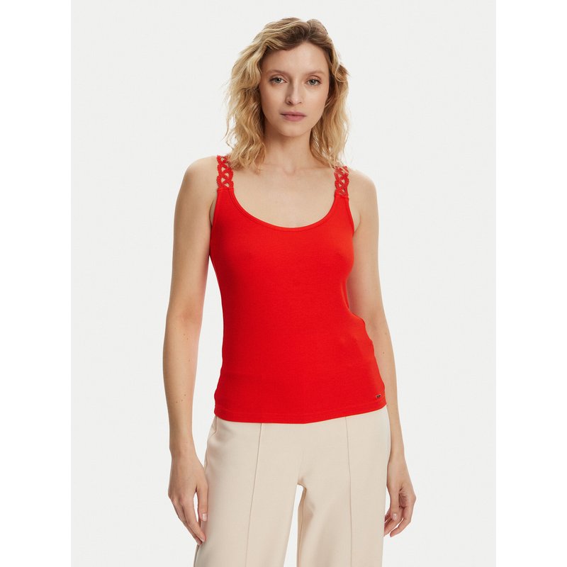 Morgan Top 251-DOUBI Rot Slim Fit