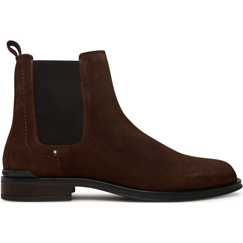 Klassische Stiefeletten Tommy Hilfiger Corporate FM0FM05580 Braun