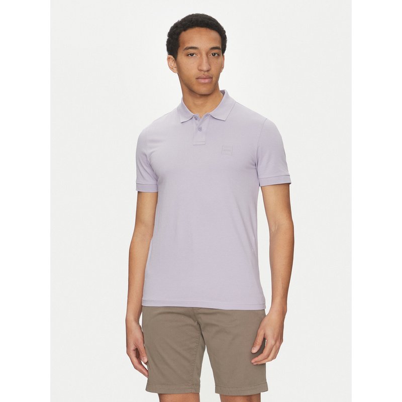 BOSS Poloshirt Passenger 50507803 Violett Slim Fit