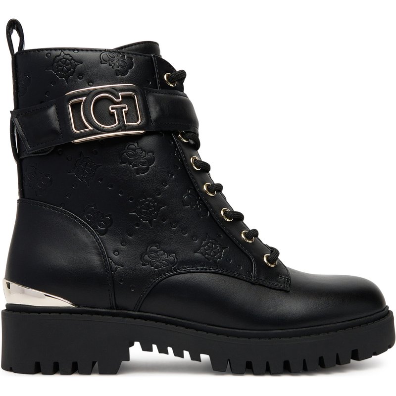Schnürstiefeletten Guess FLTORA FAL10 Schwarz