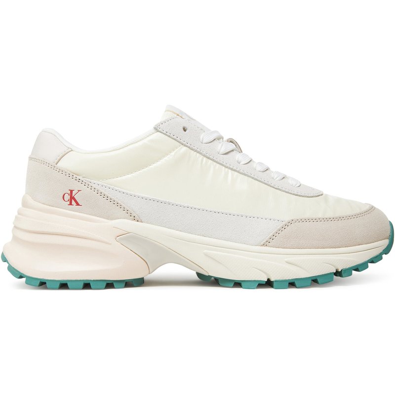 Sneakers Calvin Klein Jeans Hike Runner Mg Nylon Perl YW0YW01963 Écru