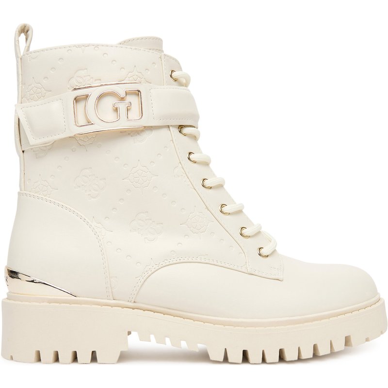 Schnürstiefeletten Guess FLTORA FAL10 Écru
