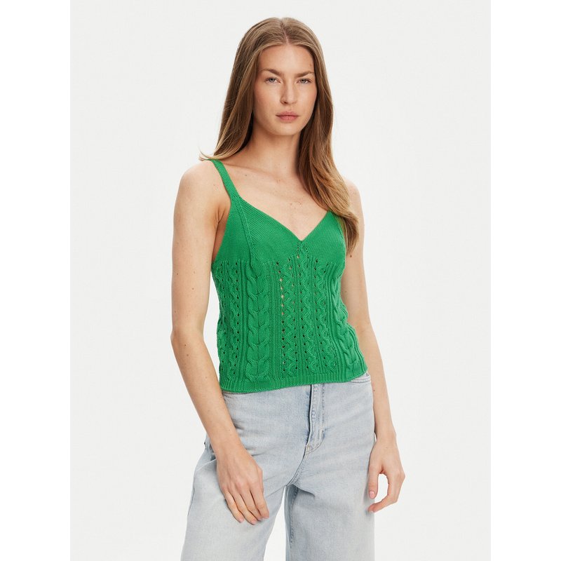 United Colors Of Benetton Top 101TDH01B Grün Slim Fit