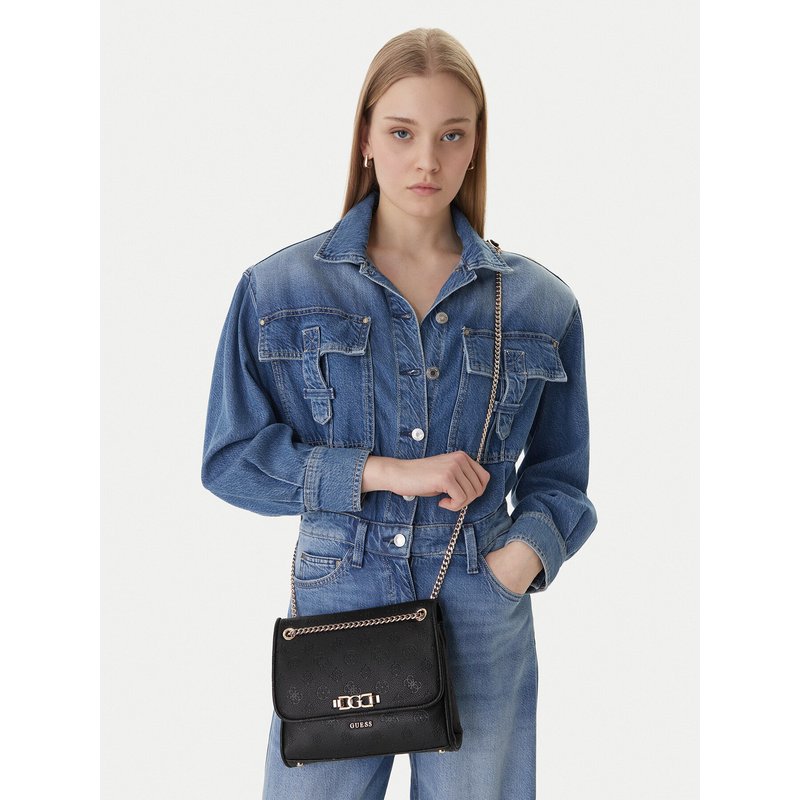 Handtasche Guess HWPD99 16210 Schwarz