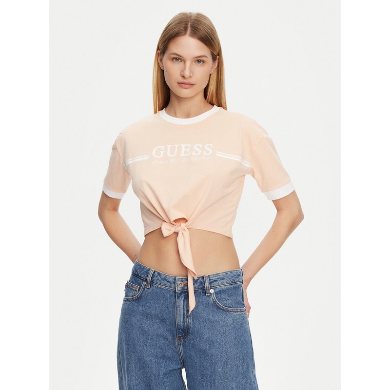Guess T-Shirt V5GI05 I3Z14 Orange Regular Fit