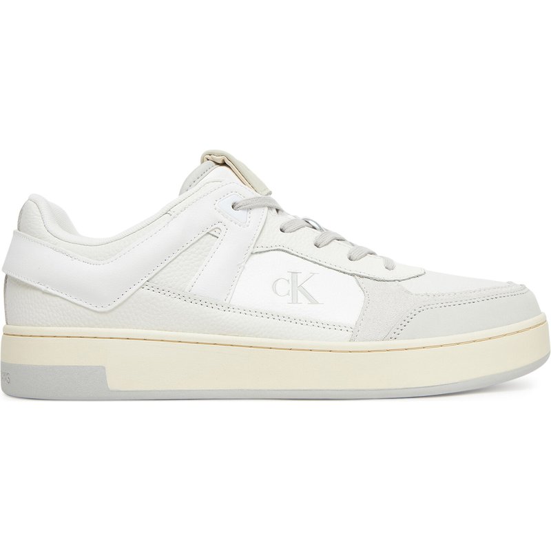 Sneakers Calvin Klein Jeans Basket Cup Low Laceup Lth Mix YM0YM01308 Weiß