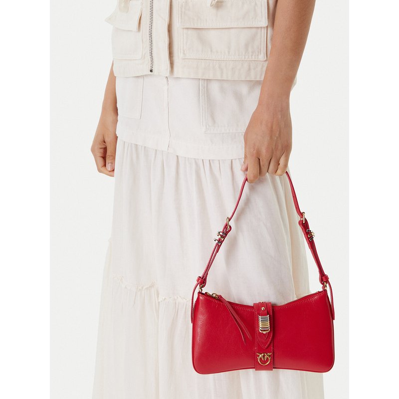 Handtasche PINKO Arthemis Shoulder Mini AI 24-25 PLTT 103512 A29V Rot