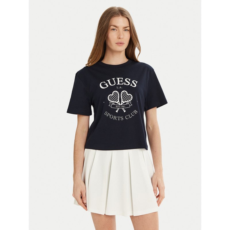 Guess T-Shirt V5GI04 I3Z14 Dunkelblau Regular Fit