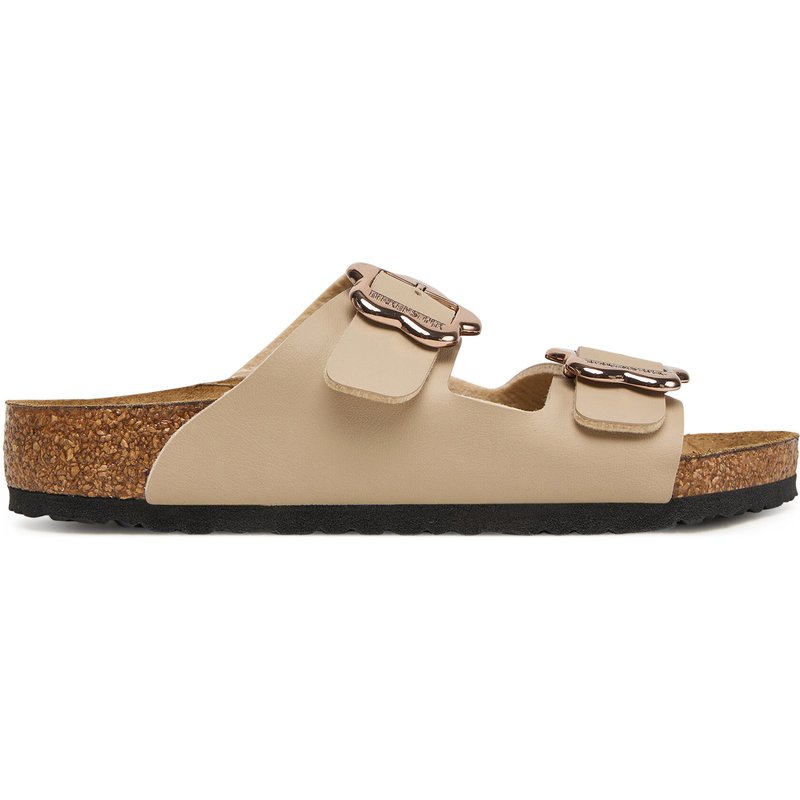 Pantoletten Birkenstock Arizona Flower Buckle Kids 1030419 S Beige