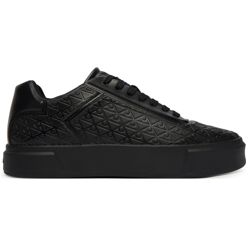 Sneakers Calvin Klein Beasket Cup Oxf Lup Hf Aop Lth HM0HM02132 Schwarz