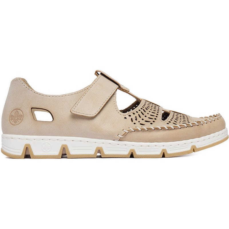 Halbschuhe Rieker CEO-49958-61 Beige