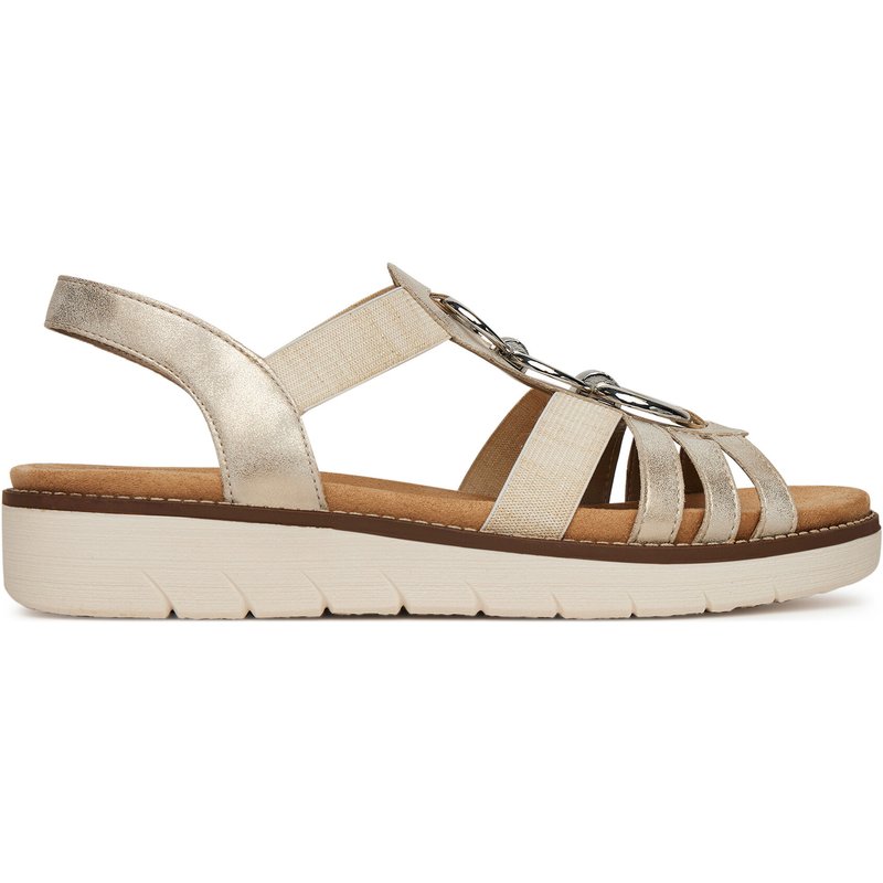 Sandalen Remonte D2073-60 Goldfarben