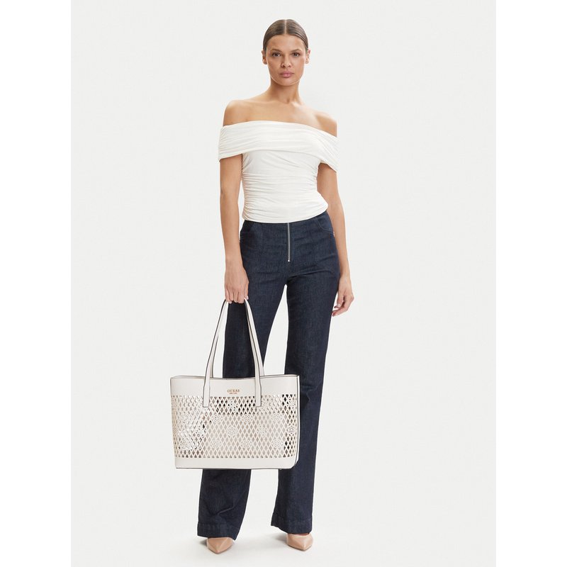 Handtasche Guess Letty HWPG99 11240 Weiß
