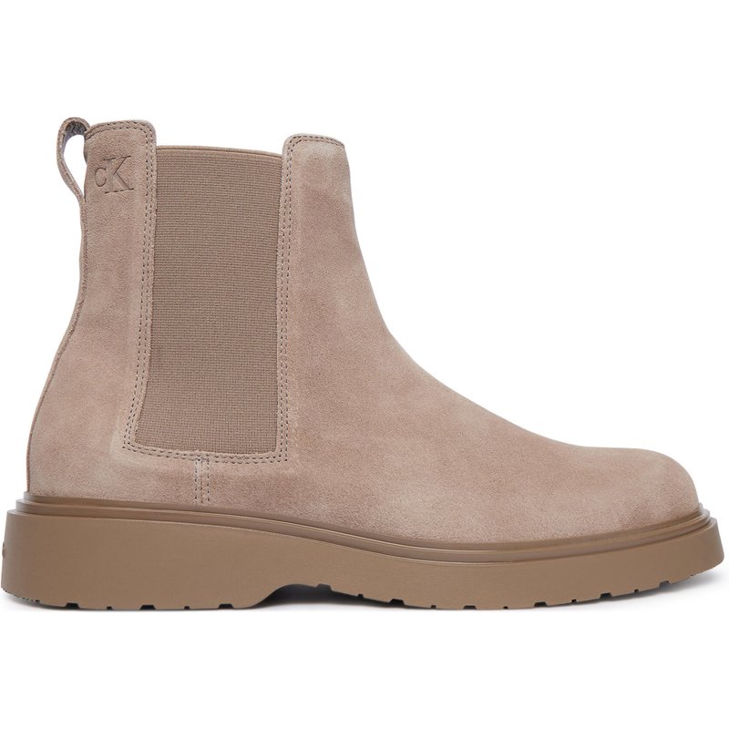 Klassische Stiefeletten Calvin Klein Combat Ess Chelsea Boot Su YM0YM01372 Braun